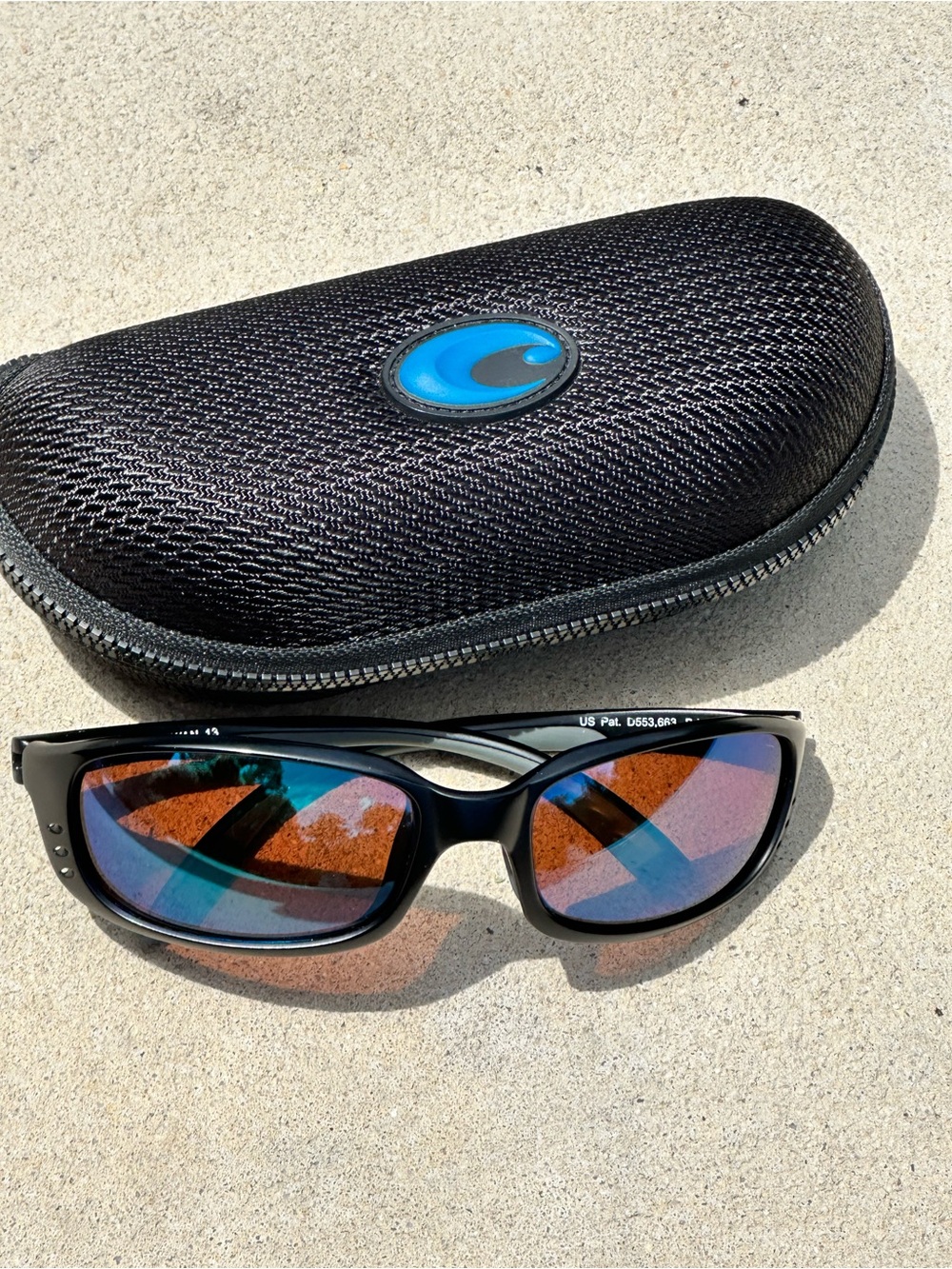 Costa Del Mar Brine Black Sunglasses